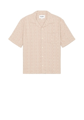 Corridor Rainbow Weave Short Sleeve Shirt in Pink - Pink. Size L (also in S, M).