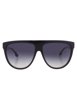 Victoria Beckham Blue Gradient Browline Ladies Sunglasses VB680S 415 58