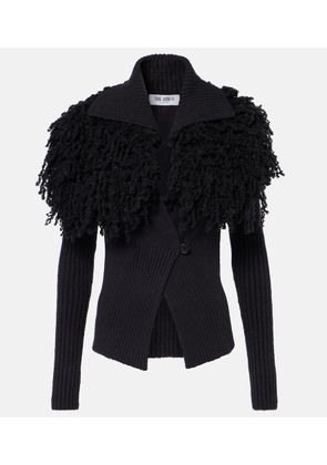 The Attico Faux shearling cardigan