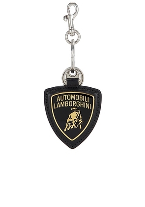 Balenciaga X Lamborghini Shield Charm in Black - Black. Size all.