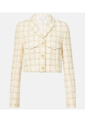 Giambattista Valli Checked cotton-blend jacket