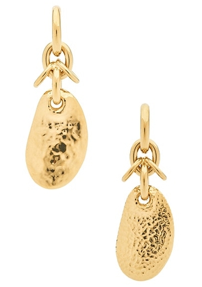 Chloe Pendant Earrings in Vintage Gold - Metallic Gold. Size all.