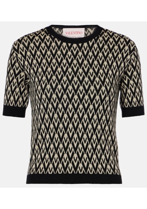 Valentino Toute La V virgin wool sweater