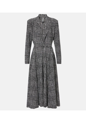 Norma Kamali Belted jersey midi dress