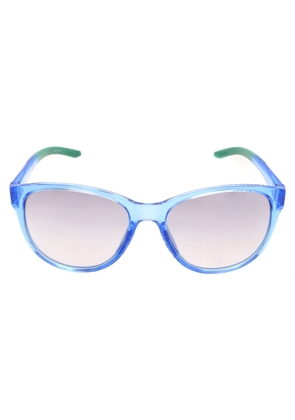 Under Armour Grey Mirror Shaded Silver Oval Ladies Sunglasses UA 0014/G/S 0MVU/IC 59