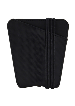 Cahu Leatherembossed Logo Bell Keychain