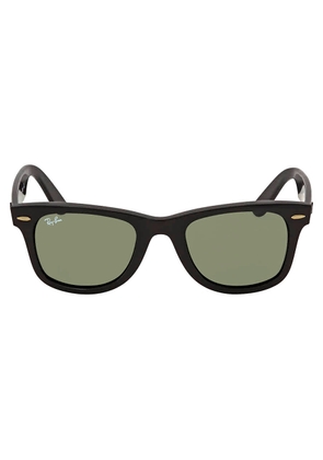 Ray Ban Wayfarer Ease Green Classic G-15 Unisex Sunglasses RB4340 601 50