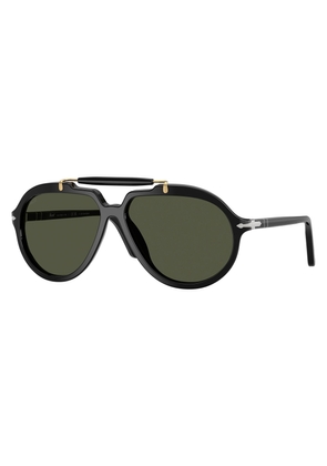Persol Green Pilot Unisex Sunglasses PO0202S 95/31 57