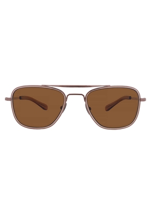 Mr. Leight NAVIGATOR S Polarized Mojave Brown Navigator Unisex Sunglasses ML4034 BZ-12KG-AM/MOJBRN PLR 51