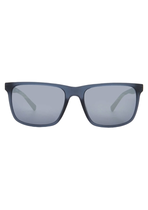 Harley Davidson Blue Mirror Square Mens Sunglasses HD00020 85X 58