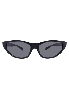 Versace Dark Grey Cat Eye Ladies Sunglasses VE4491U GB1/87 55