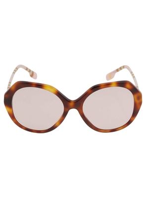Burberry Pink Geometric Ladies Sunglasses BE4375 4019/5 55