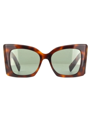 Saint Laurent Green Butterfly Ladies Sunglasses SL M119/F BLAZE 002 53