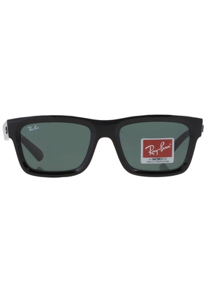 Ray Ban Warren Bio Based Dark Green Classic Rectangular Unisex Sunglasses RB4396 667771 54