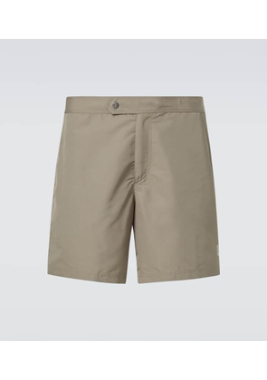 Brunello Cucinelli Logo swim trunks