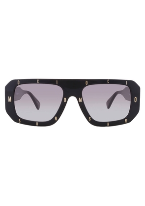 Moschino Dark Grey Shaded Browline Ladies Sunglasses MOS129/S 0807/9O 54