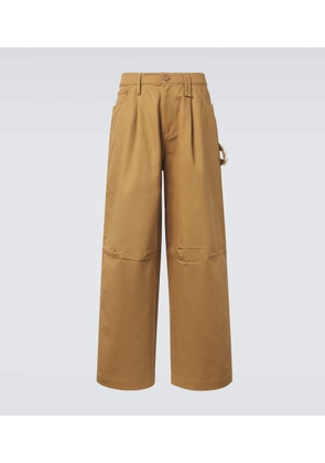 Simone Rocha Embellished wide-leg jeans