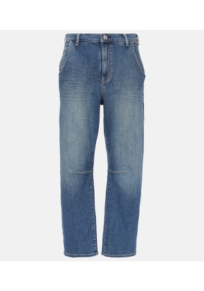 AG Jeans Amsterdam mid-rise barrel-leg jeans