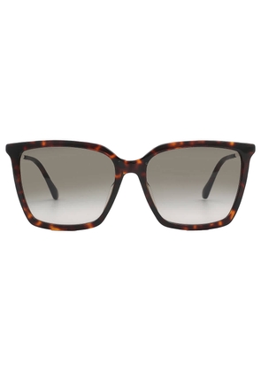 Jimmy Choo Grey Gradient Square Ladies Sunglasses TOTTA/G/S 0086/HA 56