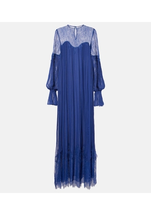 Costarellos Renia chantilly lace gown