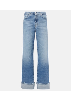 AG Jeans Kora high-rise wide-leg jeans