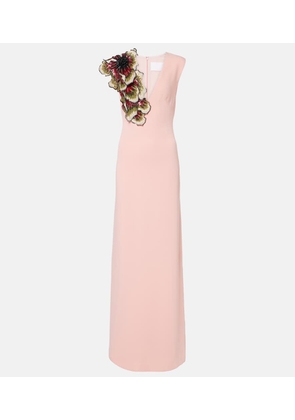Costarellos Crepe gown