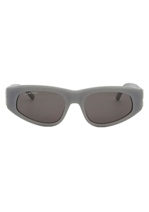 Balenciaga Grey Cat Eye Ladies Sunglasses BB0095S 015 53