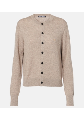 Acne Studios Keny Face wool cardigan