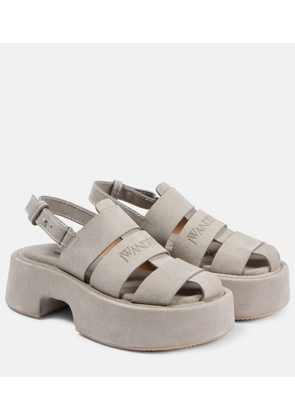 JW Anderson Fisherman leather platform sandals