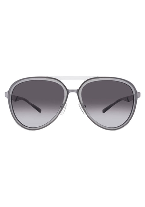 Emporio Armani Grey Gradient Pilot Mens Sunglasses EA2145 33578G 59