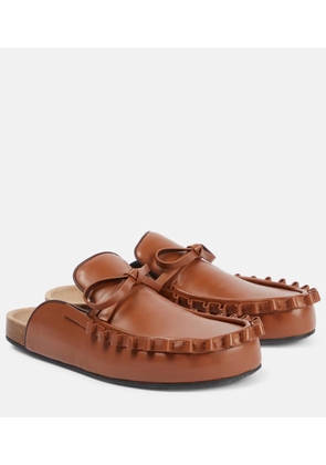 JW Anderson Ruffled leather mules