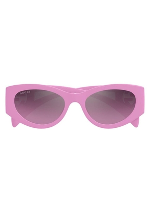 Gucci Pink Gradient Mirror Cat Eye Ladies Sunglasses GG1691S 003 54