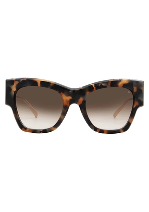 Philipp Plein Brown Gradient Butterfly Ladies Sunglasses SPP120M 0KHA 53