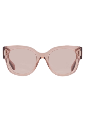 Ferragamo Pink Oval Ladies Sunglasses SF2007S 260 51