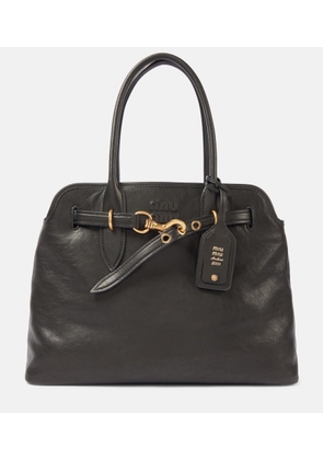 Miu Miu Aventure Medium leather tote bag