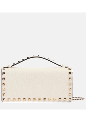 Valentino Garavani Rockstud leather wallet on chain