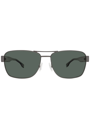 Hugo Boss Polarized Green Navigator Mens Sunglasses BOSS 1441/S 0086/UC 60