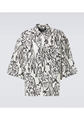 Jacquemus Aloe printed poplin shirt
