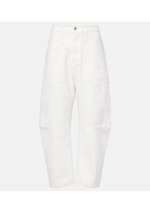 Nili Lotan Shon high-rise barrel-leg jeans