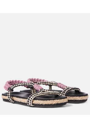 Isabel Marant Waltee leather espadrille sandals