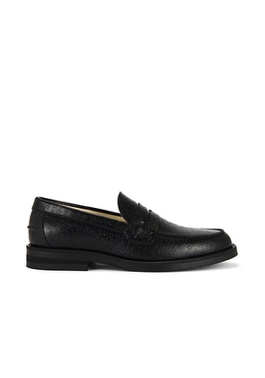 Duke + Dexter Wilde Penny Loafer in Night Sky - Black. Size 12 (also in 8, 9, 10).