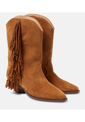 Isabel Marant Duerto fringed suede cowboy boots