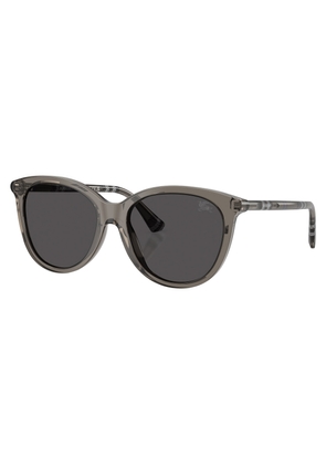 Burberry Dark Grey Oval Ladies Sunglasses BE4455 416087 55