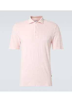 Fedeli Cotton terry polo shirt