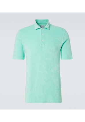 Fedeli Cotton terry polo shirt
