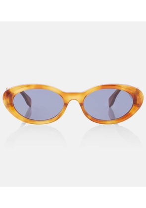 Fendi FF Diamonds oval sunglasses