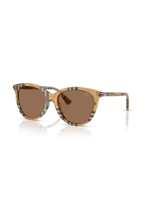Burberry Dark Brown Phantos Ladies Sunglasses BE4455 416373 55
