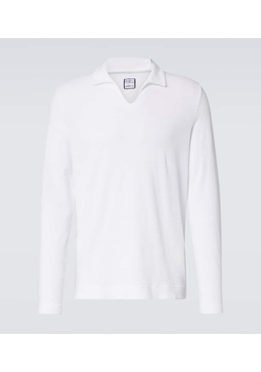 Fedeli Cotton terry polo shirt