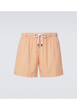 Fedeli Striped terry T-shirt