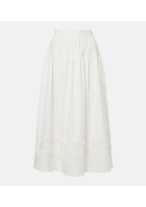 Ulla Johnson Harlow cotton poplin maxi skirt